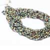 Natural Multi Sapphire Smooth Roundel beads Strand Sold per 8 inches strand and Size 2mm to 2.5mm approx.Sapphire is a gemstone variety of Corrundum species. It comes in different color variety of green, blue, red, orange, pink and others. 